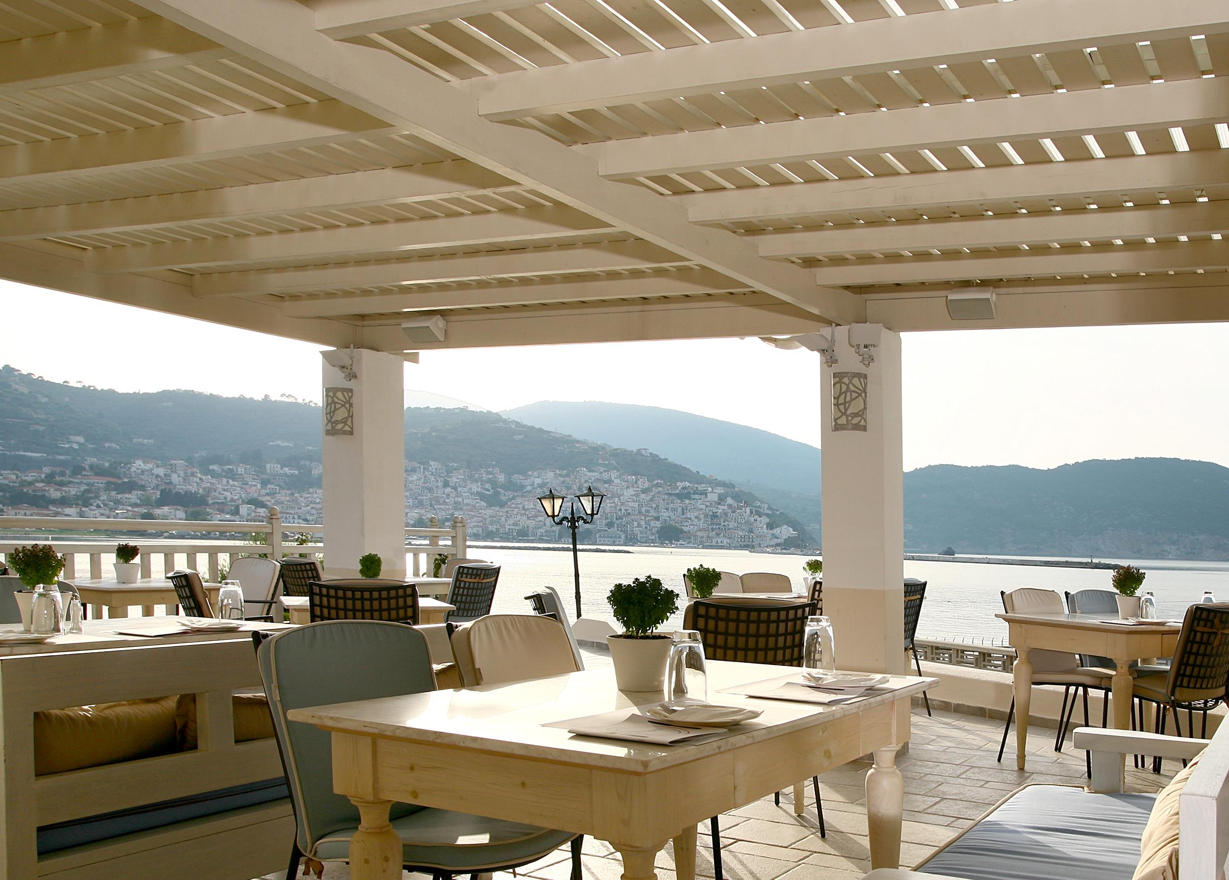 Skopelos Village Hotel Εστιατόριο φωτογραφία